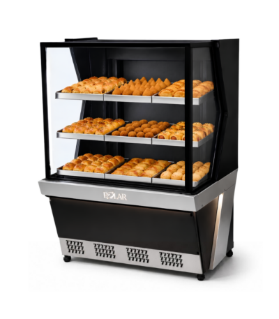 Balcão Vitrine Estufa 0,8m 3 Níveis Polar L7VE080 - 110v | 220v
