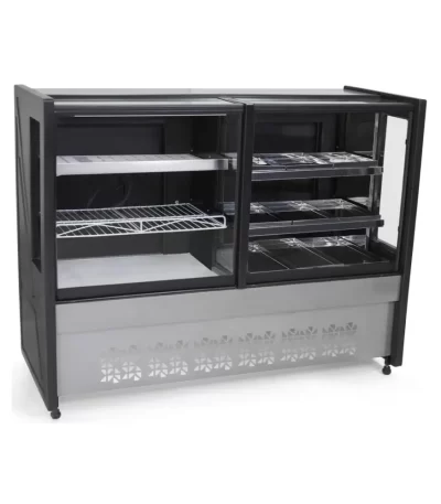 Balcão Vitrine Estufa e Refrigerado 3 Níveis Polar PVEBR Platinum 1,50m - 110v | 220v