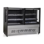 Balcão Vitrine Estufa e Confeitaria 3 Níveis Polar PVERT Platinum 1,50m - 110v | 220v