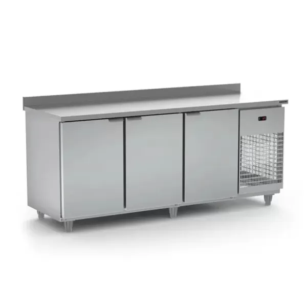 Balcão de Serviço Refrigerado Inox 2 Metros 3 Portas Refrimate BSR2000 – 110v | 220v