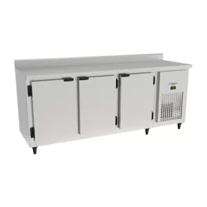 Balcão de Serviço Refrigerado Inox 2 Metros 3 Portas Kofisa KBSC - 110v | 220v