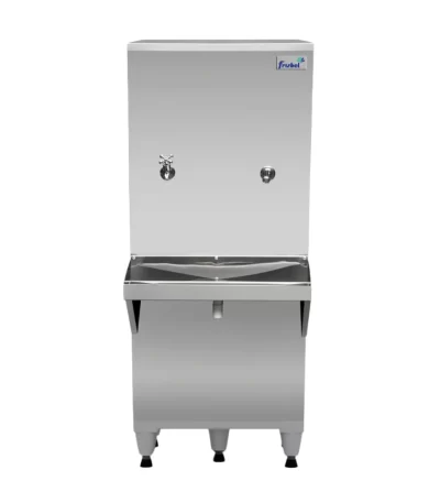 Bebedouro Resfriador Inox 50 Litros 1 Torneira e 1 Jato Frisbel - 110v | 220v