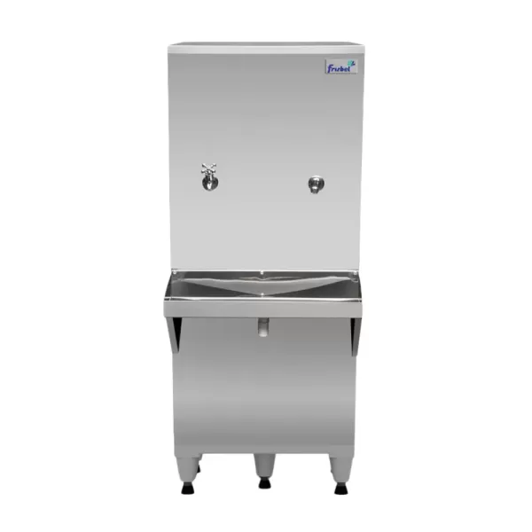 Bebedouro Resfriador Inox 50 Litros 1 Torneira e 1 Jato Frisbel - 110v | 220v