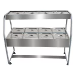 Buffet Self-Service 8 Cubas 1/2 Quentes 4 Cubas 1/2 Frias Ibet SD08 – 110v | 220v