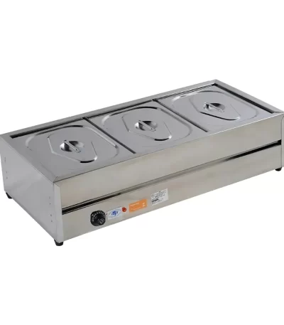 Buffet Self-Service de Mesa 3 Cubas Quentes Banho Maria Ibet RT03 - 110v | 220v