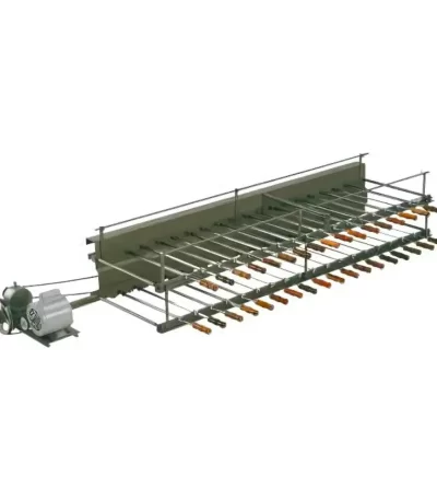 Churrasqueira Rotativa Profissional para Alvenaria 31 Espetos 2 Galerias Tomasi ACX31 - Carvão