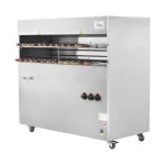 Churrasqueira Rotativa Profissional 25 Espetos 2 Galerias Tomasi CLL25DG - Gás GLP