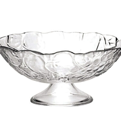 Fruteira Centro de Mesa Cristal com Pé 27cm Luvidarte 115TR - 2L