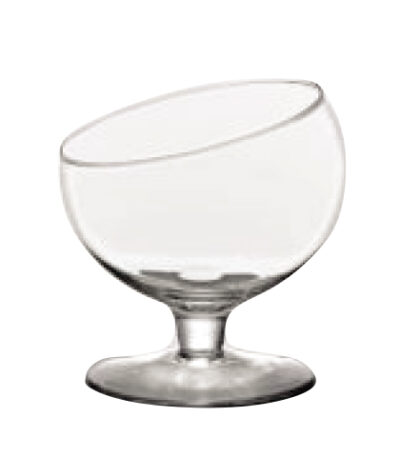 Taça Diagonal Decorativa 12cm Luvidarte 510PTR - 370ml