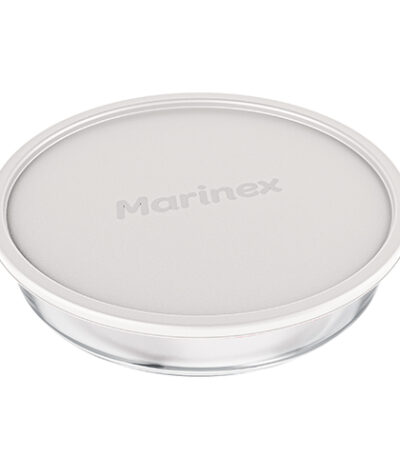 Travessa Assadeira Redonda Clássica Marinex com Tampa Nadir 6495 - 2,4L