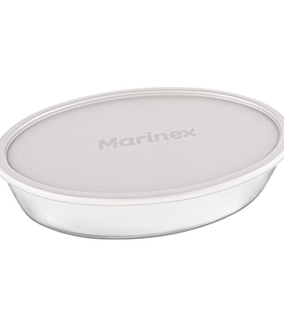Travessa Assadeira Oval Clássica Marinex com Tampa Nadir 6345 - 2,4L