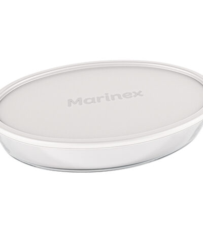 Travessa Assadeira Oval Clássica Marinex com Tampa Nadir 6662 - 3,2L