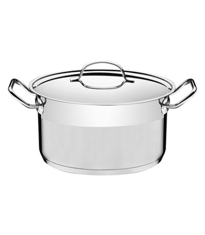 Caçarola em Aço Inox Fundo Triplo Professional com Detalhe Satinado 24cm Tramontina 62624/240 - 6,1L