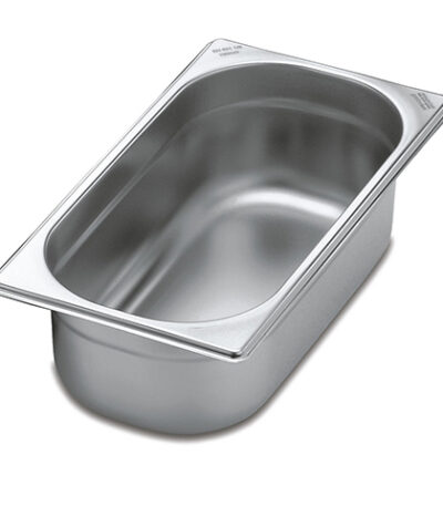 Cuba Gastronômica GN 1/3 100mm em Aço Inox sem Alças Tramontina 61055100
