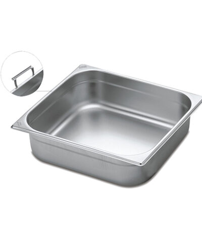 Cuba Gastronômica GN 2/3 100mm em Aço Inox com Alças Tramontina 61062100