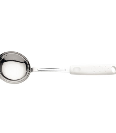 Concha Utilità em Aço Inox com Cabo de Polipropileno Branco Tramontina 25653/180 - 30cm