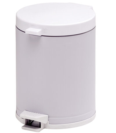 Lixeira com Pedal e Recipiente de Plástico Branca Viel 3581 – 15L