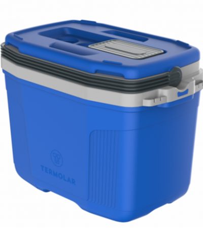 Caixa Térmica Azul com Tampa Porta Copo SUV Energy Termolar - 32L