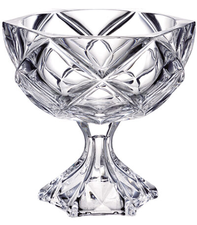 Fruteira Centro de Mesa Cristal Bruxelas com Pé Full-Fit 23543 - 24cm