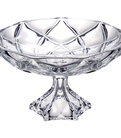 Fruteira Centro de Mesa Cristal Bruxelas com Pé Full-Fit 23545 - 32,5cm