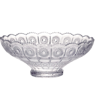 Fruteira Centro de Mesa Cristal Versailles Transparente Full-Fit 22064 - 32cm