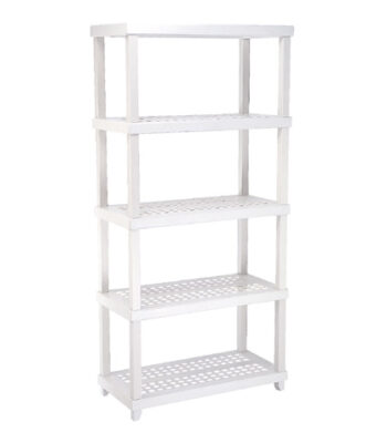 Estante de Polipropileno 5 Prateleiras Branca Ordene 40200 - 180x42cm