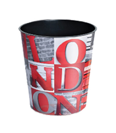 Lixeira para Escritório com Label Londres Arqplast 25218 - 10L