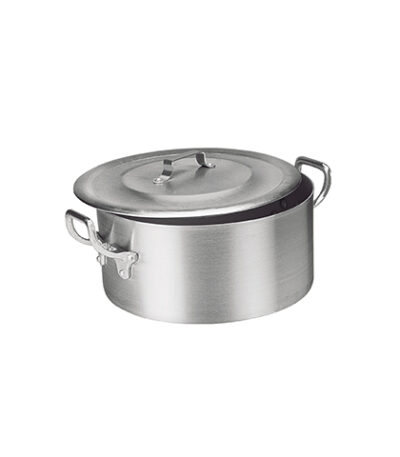 Caçarola em Alumínio Lixado Hotel 2mm 28cm Vigor N28 - 8,3L