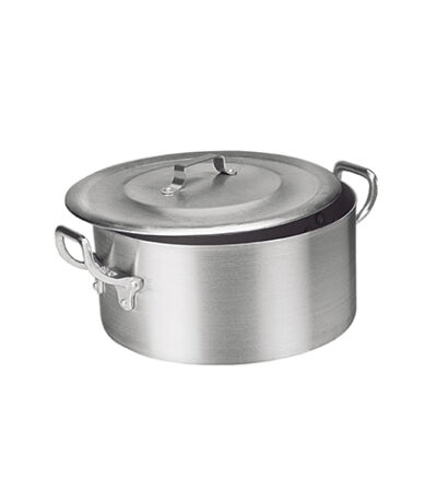 Caçarola em Alumínio Lixado Hotel 3mm 30cm Vigor N30 - 9,5L