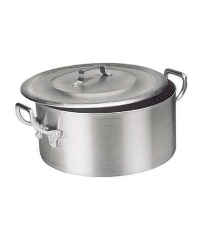 Caçarola em Alumínio Lixado Hotel 3mm 34cm Vigor N34 - 14,5L