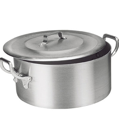 Caçarola em Alumínio Lixado Hotel 3mm 40cm Vigor N40 - 23,5L