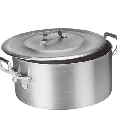 Caçarola em Alumínio Lixado Hotel 3mm 45cm Vigor N45 - 31,5L