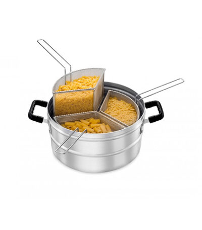 Caçarola para Massa Multi-Cozer com 3 Cestos sem Tampa 36cm ABC 8013 - 18L