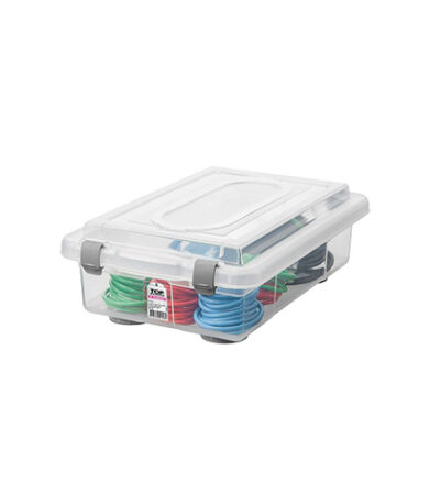 Caixa Organizadora Transparente com Tampa Sanremo 950 - 2L