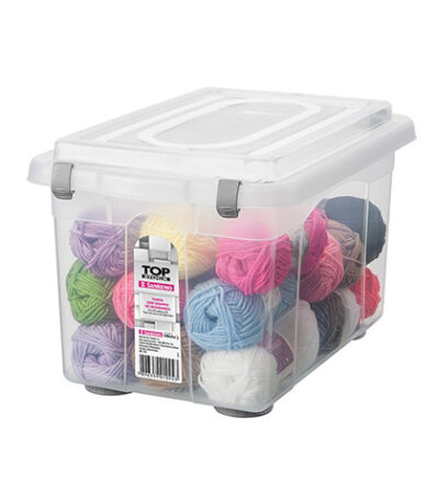 Caixa Organizadora Transparente com Tampa Sanremo 963 - 16,5L