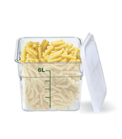 Caixa Organizadora Transparente com Tampa Plasticomm 414 - 6L