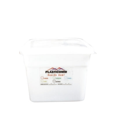 Caixa Plástica com Tampa 22cm Plasticomm 403 - 4L