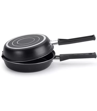 Frigideira Dupla Omeleteira Vapore Multiflon Gourmet Alumínio Antiaderente – 18cm