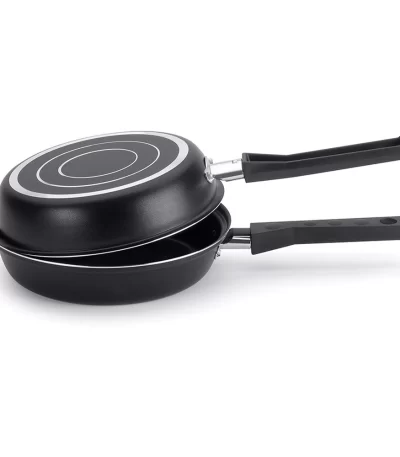 Frigideira Dupla Omeleteira Vapore Multiflon Gourmet Alumínio Antiaderente - 24cm