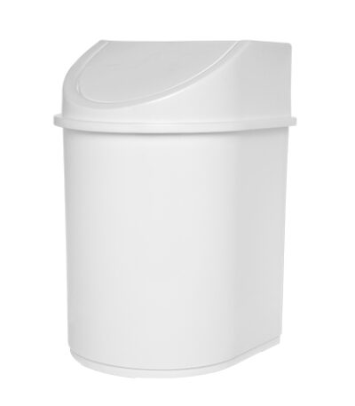 Lixeira Basculante Branca Jaguar 0018 - 12L