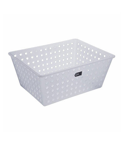 Cesta Organizadora 13,5 Litros Branca Coza 10818 - 38x29cm