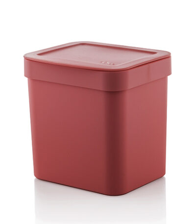 Lixeira Para Pia de Cozinha Vermelho Trium Martiplast LX500VMF – 2,5L