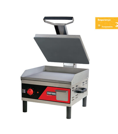 Chapa Churrasqueira Elétrica Croydon com Prensa CE04-2T 46cm - 220v