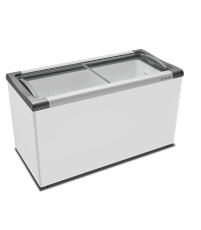 Freezer Horizontal Tampa de Vidro 399L Metalfrio NF40SB - 110v | 220v