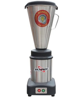Liquidificador Comercial 4L Skymsen TA-04MB-N Alta Rotação - 110v | 220v