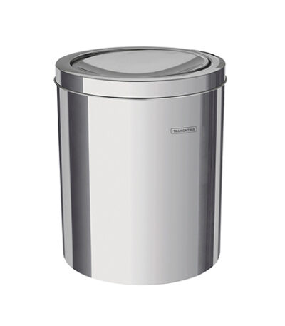 Lixeira Basculante Swing de Inox com Acabamento Acetinado Tramontina 94542/105 - 5L