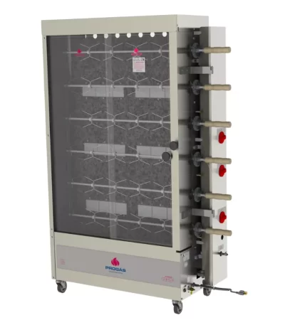 Forno Rotativo Infravermelho 30 Frangos 6 Espetos Progás PR-631 Bivolt - Gás GLP