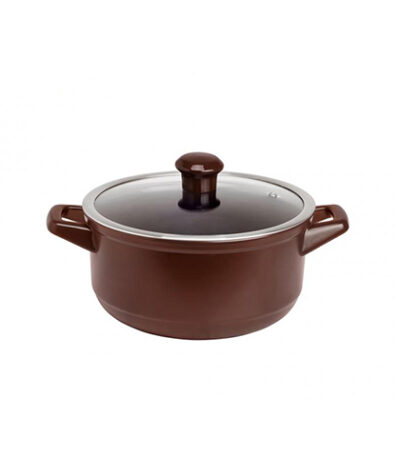 Caçarola de Cerâmica Duo Chocolate 22cm Ceraflame C993545 - 3,2L