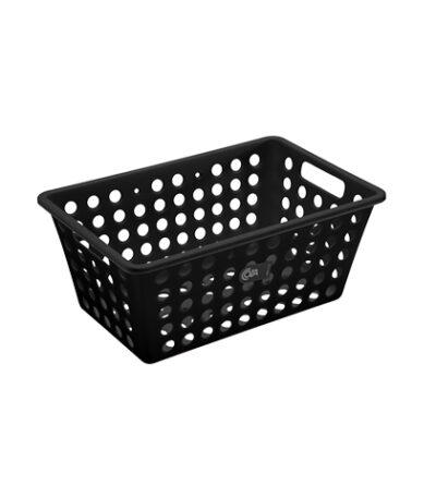 Cesta Organizadora 4,7 Litros Preta Coza 10806 - 28x19cm