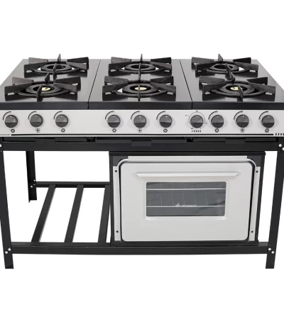 Fogão Bravo c/ Forno Venâncio 6 Bocas BR6BF - Baixa Pressão